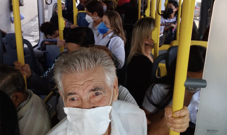 Fase de Transição em São Paulo aumenta lotação nos ônibus