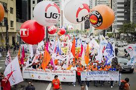 Centrais sindicais fazem protestos em São Paulo