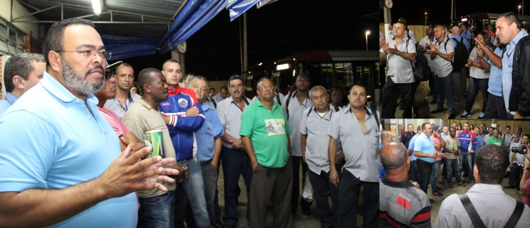 Presidente Noventa visita a garagem da Gatusa