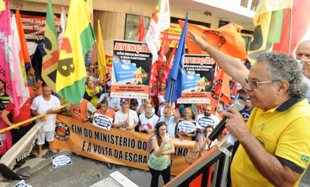 SP: Protesto na Superintendência do Trabalho repudia fatiamento do MTE